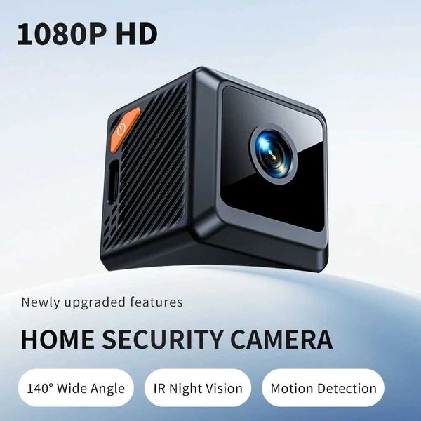W02 Mini Security Camera 1080P HD 140 Wide Angle Bluetooth Pairing 600mAh Battery IR Night Vision 5M Motion Alerts Cloud/ L251107OEWB