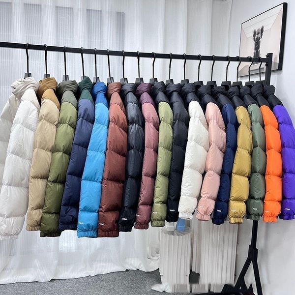 

Mens Winter norths jacket 1996 Womens jackets NFC short down jacket coat splice embroidery letter warm colorful snowsports Unisex facee Designer puffer jacket, Yellow