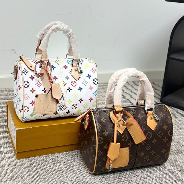 

Nano keepall Spring/Summer Show Style designers highquality leather men's and women's printing fashion outdoor handbag luxury zipper shoulder bags, Z14