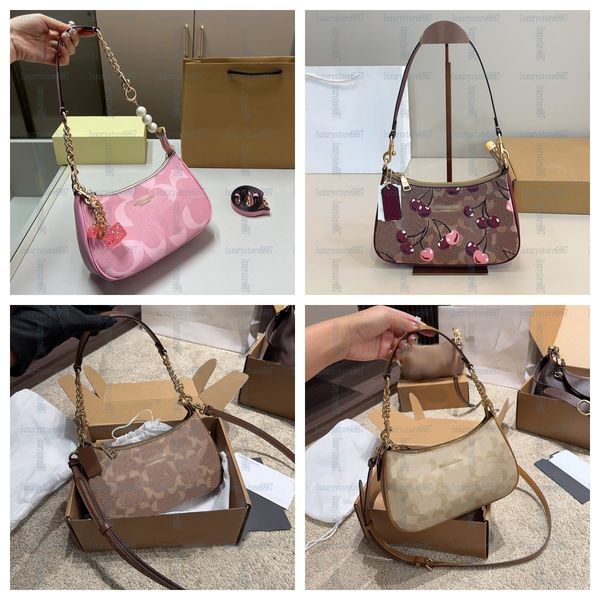 

Designer Ladies Shoulder Bag Pink New Fashion Casual Tote Bag Retro Large Capacity Armpit Bag Portable Outdoor Tote Sacoche Shopping Bag M63012, 72#21cm