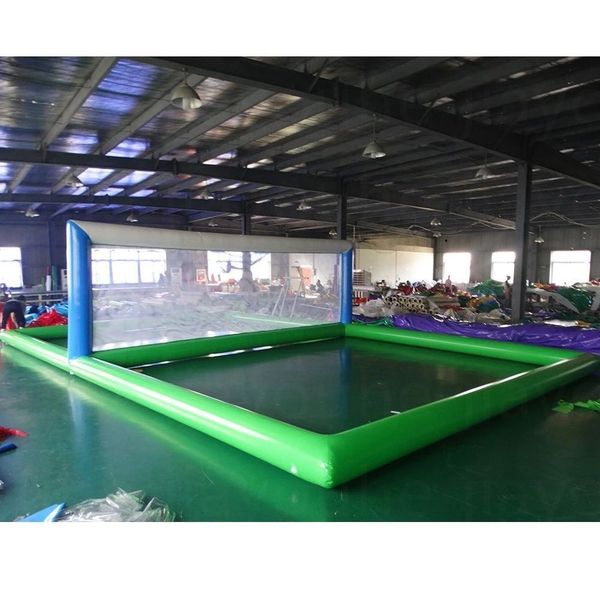 Outdoor Other sporting goods Commercial Floating Sports Game Inflatable Volleyball Court Tennis Field Toys made of Airtight tubes
