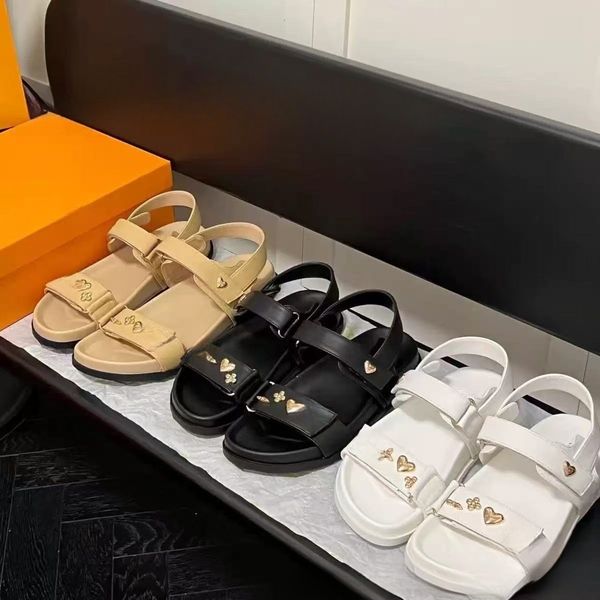 

Stylish Ladies' Platform Sandals by Top Designers Comfortable Flat Sole Leather Slippers, A7