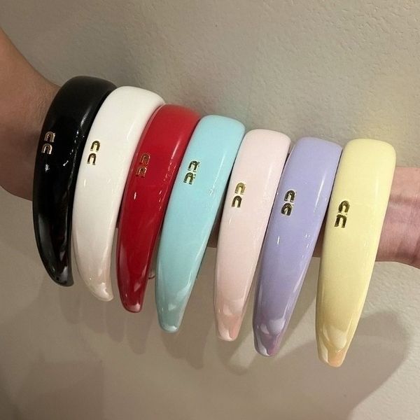 

Designer Headband Classic Letter Elastic Headband Women's Luxury Leather Headband Widened and Thickened High Quality Christmas Style