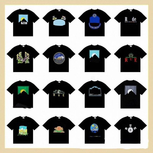 

mens designer t shirts Casual Fashion Short Sleeve Europe America Men Women Round Neck US Size S-XXL, Yellow