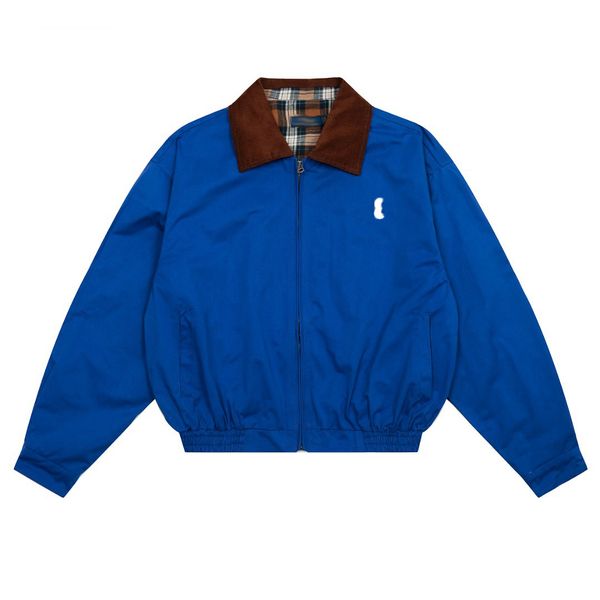 

mens designer jacket new polo jackets horsees embroidery vintage cleanfit old money coat, Navyblue-2901