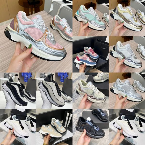 

chanclas sneakers designer women shoes Sneakers Casual luxury trainer Outdoor running Shoe Reflective Sneaker Vintage Suede Leather and Men, Black