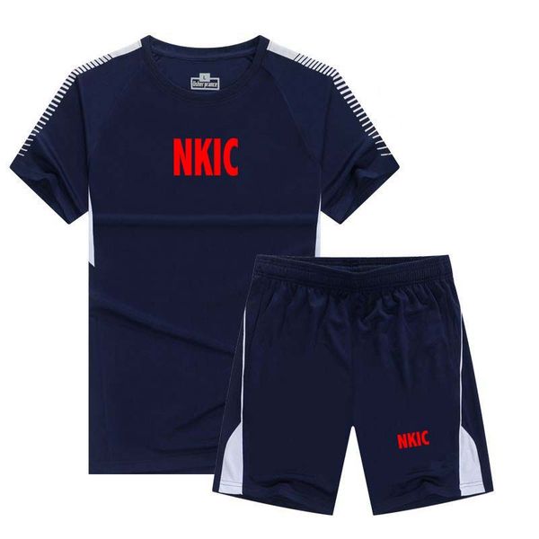 

Men's Fashion Brand Short Sleeve Shorts Set Outdoor Street Men's Sports Shorts Summer Daily Casual Men's White Black T-shirt Plus Size -5XL, Red 1