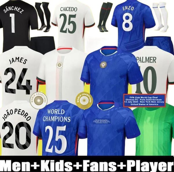 

25 26Enzo fc jersey soccer jerseys CAICEDO Nkunku PALMER Disasi Mudryk Cucurella 2025 2026 football shirt SANCHO Guiu Veiga Adarabi, Black