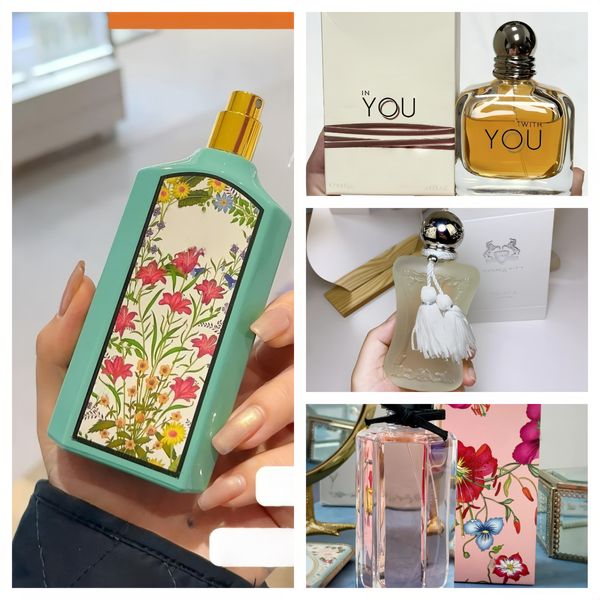 

2025 New Promotion Perfume 100ml Men Women Eau De Parfum Cologne spray good smell long time leaving body mist high quality fast ship