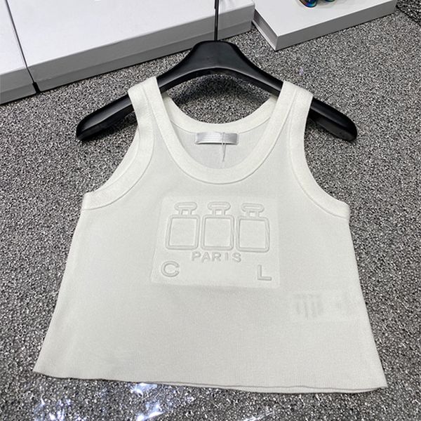 

New Summer 2025 Collection womens designer clothing Seaside vacation sleeveless T-shirt Sweat absorbing and breathable women's sports vest, Black c4