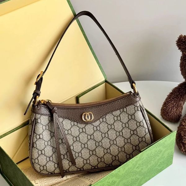 

Designer Bag Ophidia bag Classic Brown Wallet Shoulder bag Date Code Handbag Purse Shoulder Bag Womens Premium Wallet Designer Multi Color Chain Bag, G-6-25cm