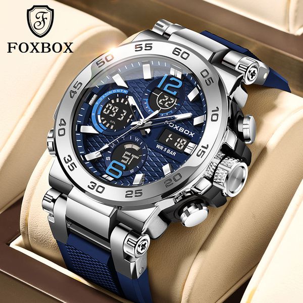 

LIGE Luxury LED Display Men Wristwatches Luminous Sport Man Watch Waterproof Military Quartz Male Clock Relogio Masculino Quartz electronic dual watch Quarzuhr, Black