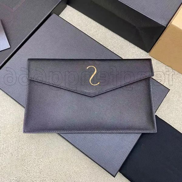 

Luxury UPTOWN Crocodile Leather Envelope Shoulder Purses Womens Mens Cross Body Flap Clutch Designer Bags Fashion Caviar18 Tote Wallets Lady Handbag Evening Bag, White ball patterned gold buckle