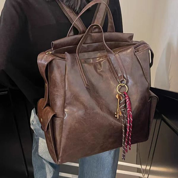 

Spring and Summer All New Fashion Small Square Bag Women's Cross-body Bag Large Capacity Commuter Female 2025, Brown#