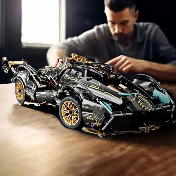 114 Scale Building Block Sports Car Model Sports Car Model Building Block Kit Racing Moc Building Block and Construction Toys X251110