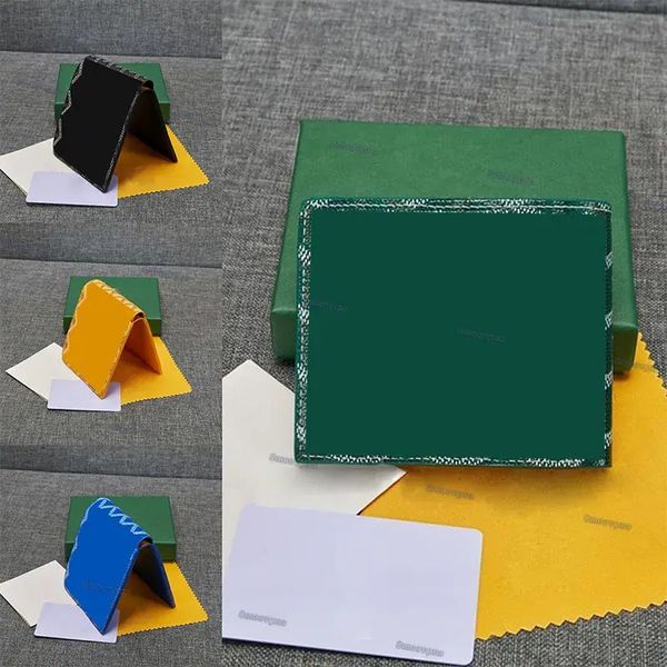 

Luxury Designer With Box Man Card Purse Mini Cardholder Mens Wallet Designers Women Wallets Key 45678218 Pocket Interior Slot Lady Fashionable Purses, G-4 orange card holder