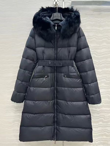 

fw24 womens pufferjacket winter jacket pufferjacke designer womens puffer jacket Fashion Puffer Long Down Jacket Women Boedic Casual Winter Coats asian size 1-4, Color1