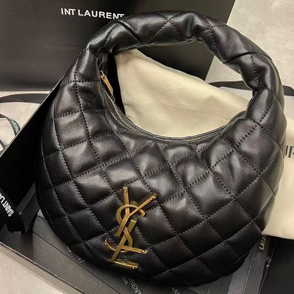 

Designer bag Luxury bag ICARE bag High quality tote bag Tote bag Fashion large capacity crossbody bag Evening bag Metal leather chain Square grid pattern armpit bag, Y-5-17cm