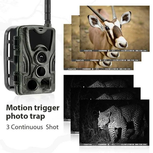 Honeycomb Hunting Trail Camera Wildlife Infrared 2G MMS P Photo Capture Wireless Monitoring HC801M 20MP 1080P Night Vision X250411