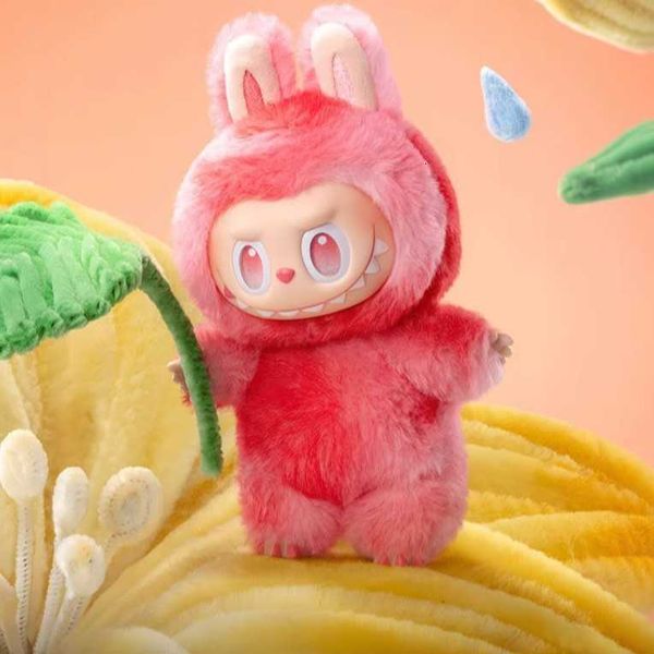 2026 New Bubble Mart Labubu 4Th Generation Vinyl Blind Box Doll - Rainbow Plush Pendant Toy T251111 Toys