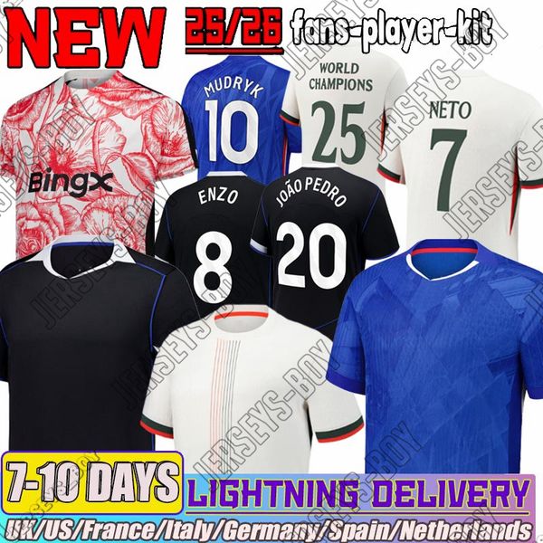 

chelseajersey 25 26 Cole Palmer Jadon Sancho Enzo Fernandez soccer jerseys Marc Cucurella Mykhailo Mudryk kit kids Football Shirt cfc chelseaa jersey long sleeve, Grey