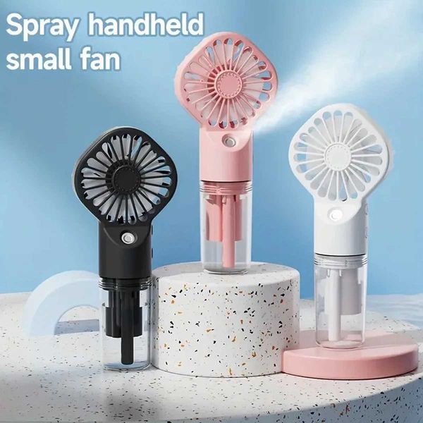Portable mini fan air conditioner USB charging portable fog cooler cooling spray humidifier fan suitable for home/office/dormitory neck X250412