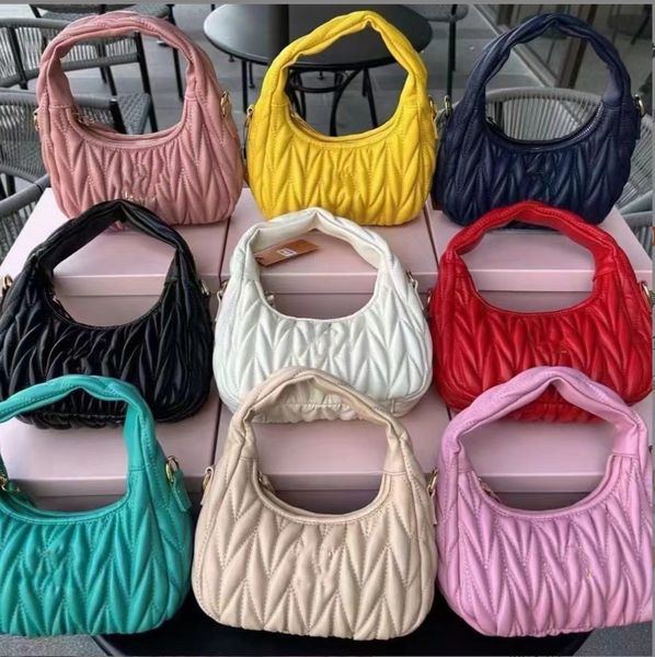 

Luxury Designer Bag Shoulder bag handbag bag underarm bags wallet Purse Sheepskin Cloudy bags hobo bag women crossbody bags Wander Matelasse tote bag cardholder, Pink