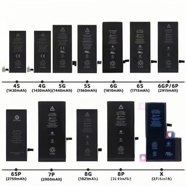 High Capacity Phone Battery For iPhone SE 2 4 5S 6 6s 6p 6sp 7 7p 8 Plus Battery replacement For Apple
