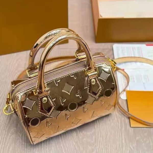 

Designer Bags Fashion Shoulder Bags Underarm Bags Women's Bags Luxury Chain Leather Bags Hundreds Luxury Printed Leather Embossed Old Flower Bags, Color#1