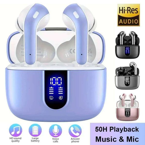 TWS LED Display Wireless Earbuds H Playback Mic Sport In Ear Buds Bluetooth Earphone For Smart Phone Laptop Computer