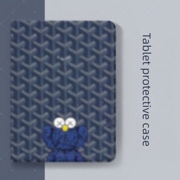 

Designer Luxury Case for pro12.9 /Air 10.5/ipad pro9.7 Leather Card Holder Classic Wallet Cover ipad 10.2 9/8/7/6/5/4/3/2 mini1 2 3 4 5 6