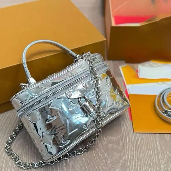 

Designer Bags Fashion Shoulder Bags Underarm Women's Evening Bags Luxury Chain Leather Bags Hundreds Luxury Brand Printed Leather Embossed Old Flower Bags, Color#3