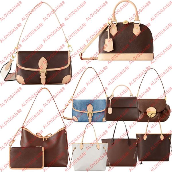 

Shoulder Bags Woman Designer Bags For Women Highest Quality Leather Crossbody Bag Trend Luxury Ladies Purse Tote Bag Denim Small Handbag Mini Vanity Chain Hobo Bag, Black