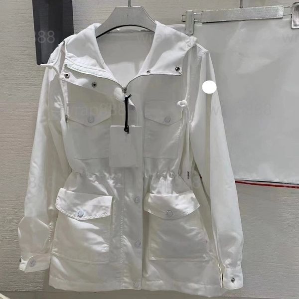 

womens top clothes women designer womens hoodie Women's windbreaker mid-length women's coat jacket outerwear women's casual luxury outdoor sun protection clothing, 6color