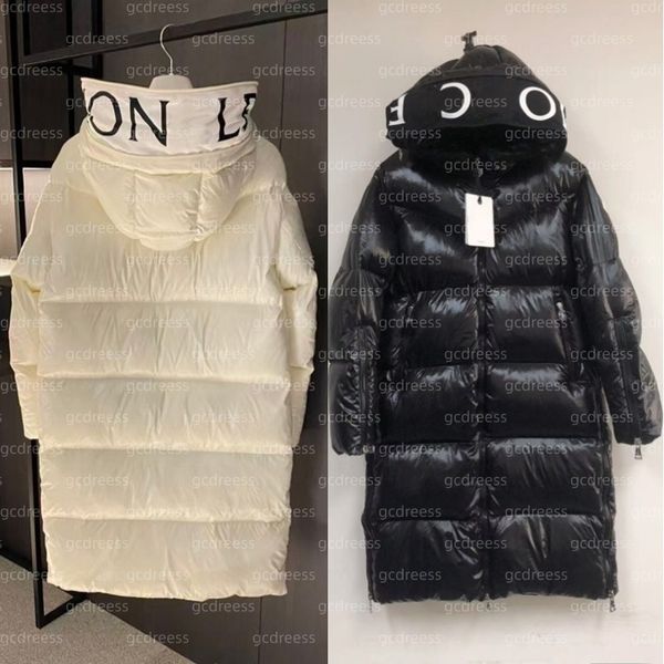 

Women's Winter Down Jacket, long puffer coat women, Designer Parka, Luxurious Fur Warm Outdoor White Duck Down Long Coat Stylish New Year's and Christmas Gift, 46colour