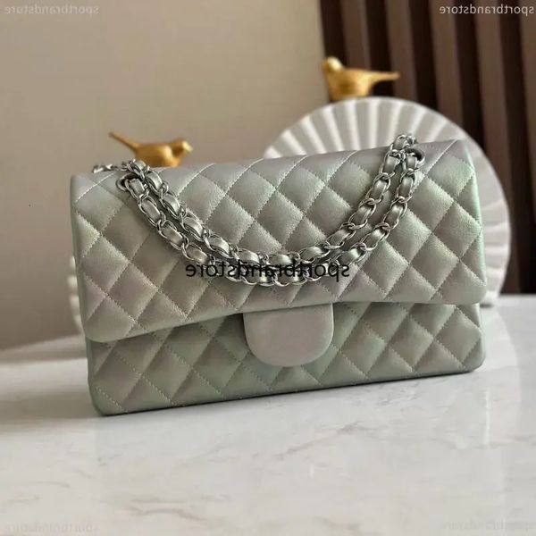 

8A Classic Flap Top Quality Designer Woman 45678218 Shoulder Luxury Cowhide Genuine Caviar Leather Cc Crossbody Handbag Cf Tweed Bag Tote Bags Mini 25 20 Coc, #3