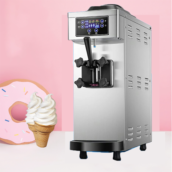 Single Head Mini Ice Cream Making Machine For Ice Cream Rapid Cooling Low Noise Soft Ice Cream Maker