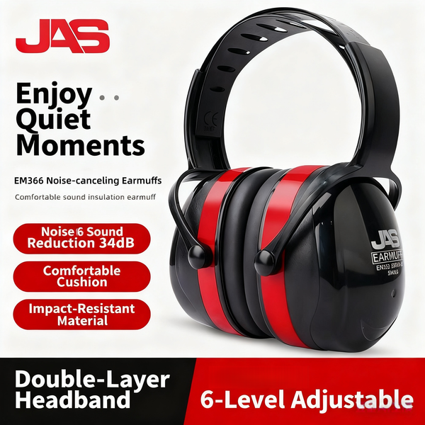 Professional Soundproof Earmuffs - Industrial & Sleep Noise Cancelling Headphones for Students & Workers