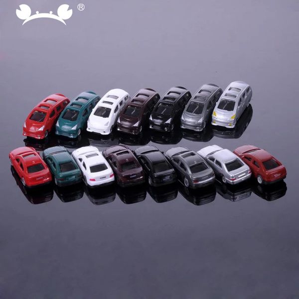 50pcs 187 1150 1200 Scale Miniature Vehicle Toy Car City Street Scene HO Scale Model Train N Gauge Model Railway Accessories C251118