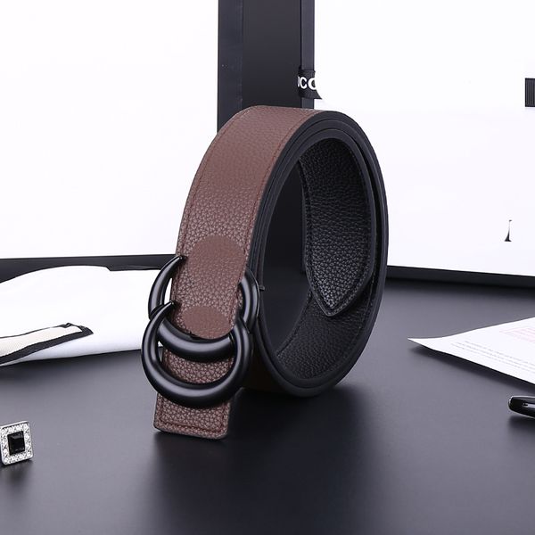 

2025 Designer Fashion Belt for Men - Stylish Business Accessory with Box, Ivory