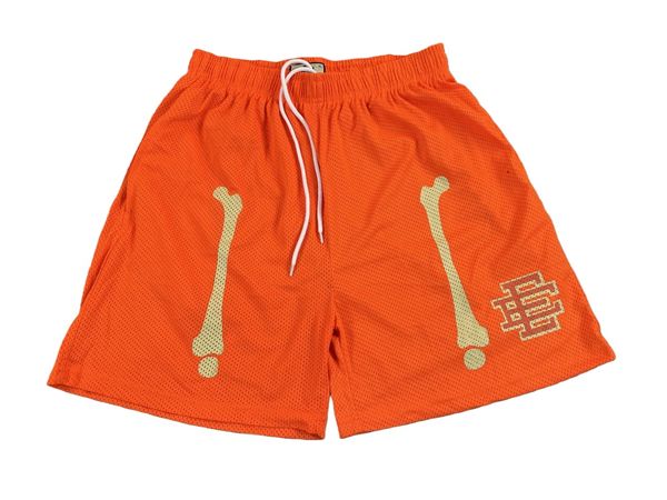 

Mesh Bone Patterned Shorts Available In 3 colors, Beige