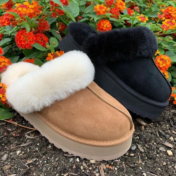 

snow boots boots boot barn Tasman Tazz boots for women Platform Slippers Disquette Slipper Classic Mini Ultra Boot Fur Slides Sheepskin Suede Upper Mules Size 35-42, C3
