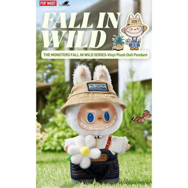 POP MART LABUBU THE MONSTERS FALL IN WILD SERIES Vinyl Plush Doll Pendant | Collectible Christmas Gift Bag Charm Decor