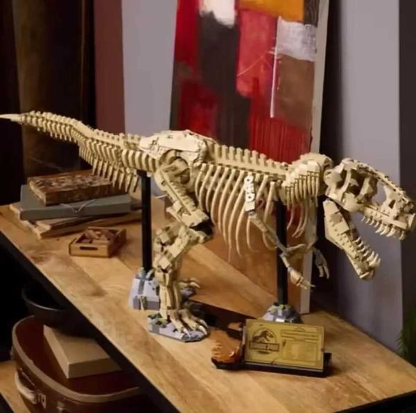 2025 New 76968 Dinosaur T-Rex Fossils Tyrannosaurus Rex Building Blocks Dinosaur World Park Toys for Kids Boys Birthday Gifts T251112IRF1
