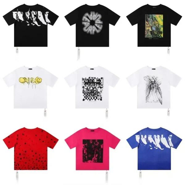 

letter print Hip Hop street short Tee, White 3