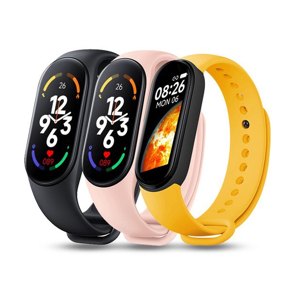 2Pcs/set M7 Smart Band Smartwatch Wristband Sport Bracelet Waterproof Smartband Blood Pressure Heart Rate Monitor Fitness Tracker For Men Women