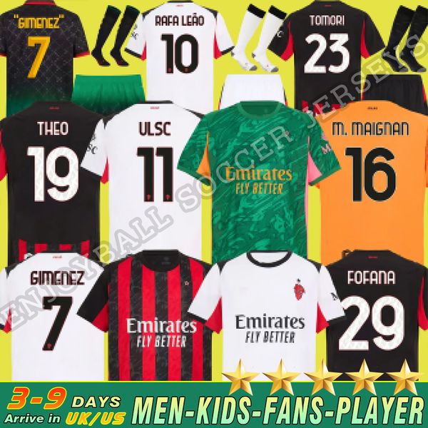 

25 26 Black white Jerseys 2025 2026 home away MODRIC THEO PULISIC REIJNDERS RAFA LEAO NKUNKU Football shirts uniform fans 125th JASHARI JOAO FELIX GIMENEZ fourth, Purple