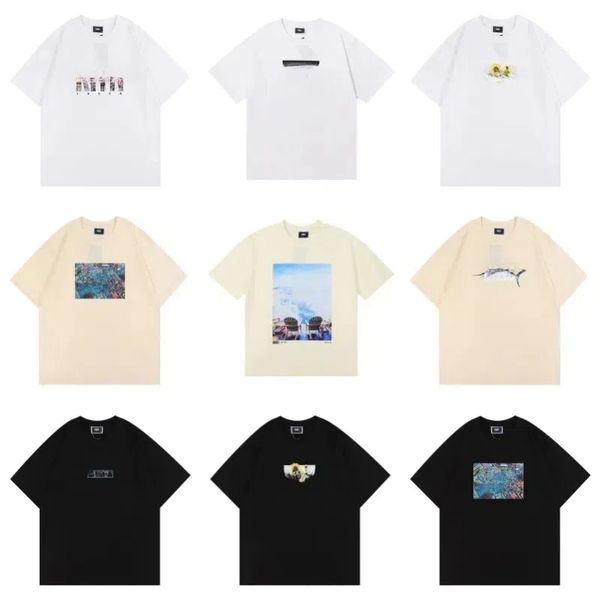 

oversized t shirts t-shirt 100%cotton vintage short sleeve, Color 1