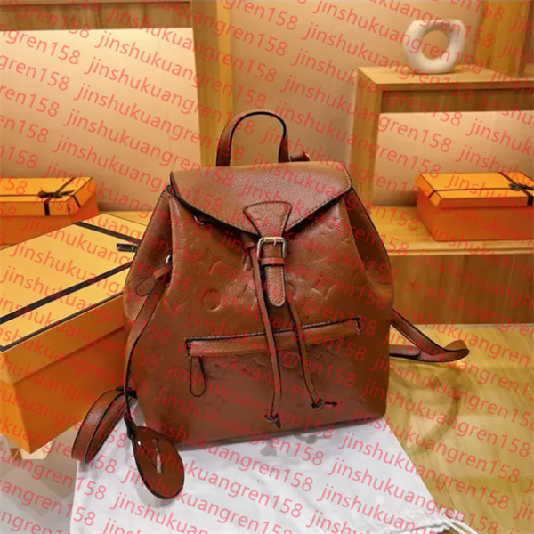 

Women Handbags Top Designer Backpacks Cowhide Leather Letter Empreinte Flower Backpack Embossed Purses Pattern bag MONTSOURIS M45410 M45205 M45397 Handbag, 21#