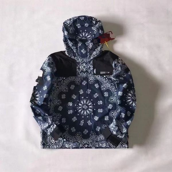 Fashion walnut flower windbreaker, outdoor wind and water resistant trend men's and women's jacket.